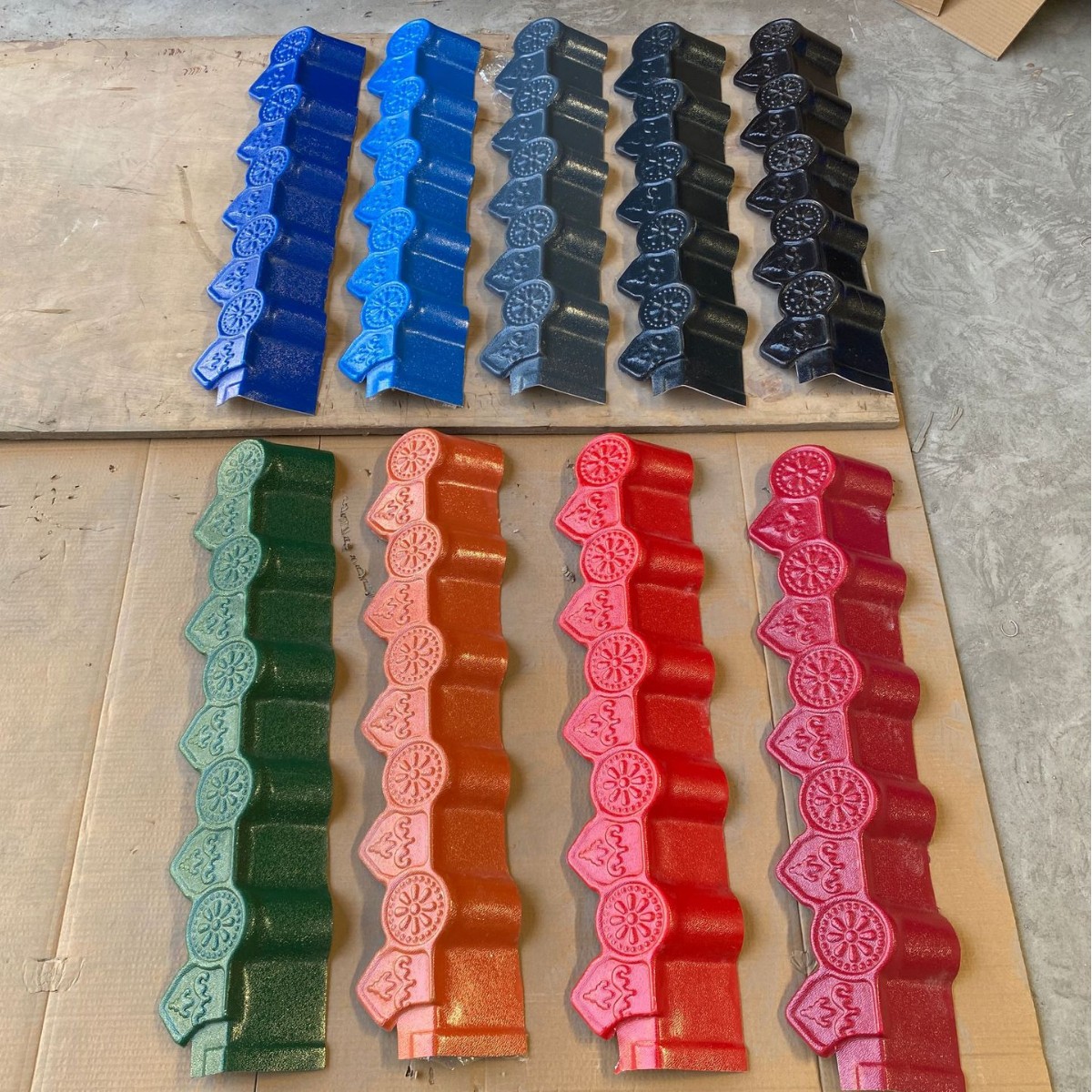 1050型砖黄滴水檐