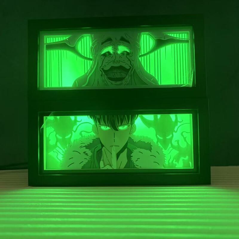 Paper Carving Lamp I Upgraded Alone Cheng Xiaoyu Animation Peripheral Ornaments Gifts Led Atmosphere Light Box Night Light Remote Control
