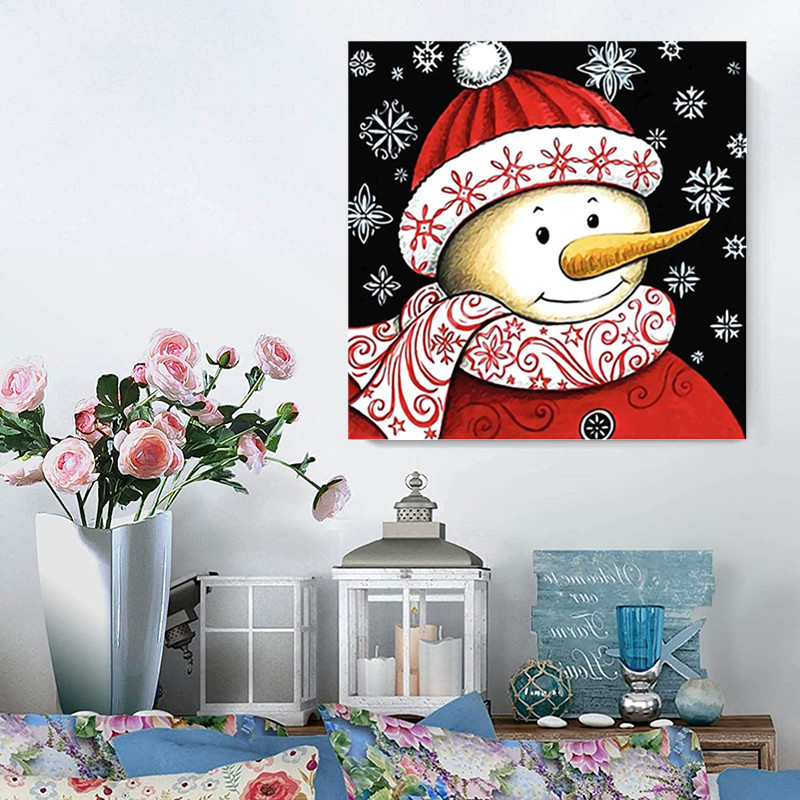 Snowman Diamond Painting 2