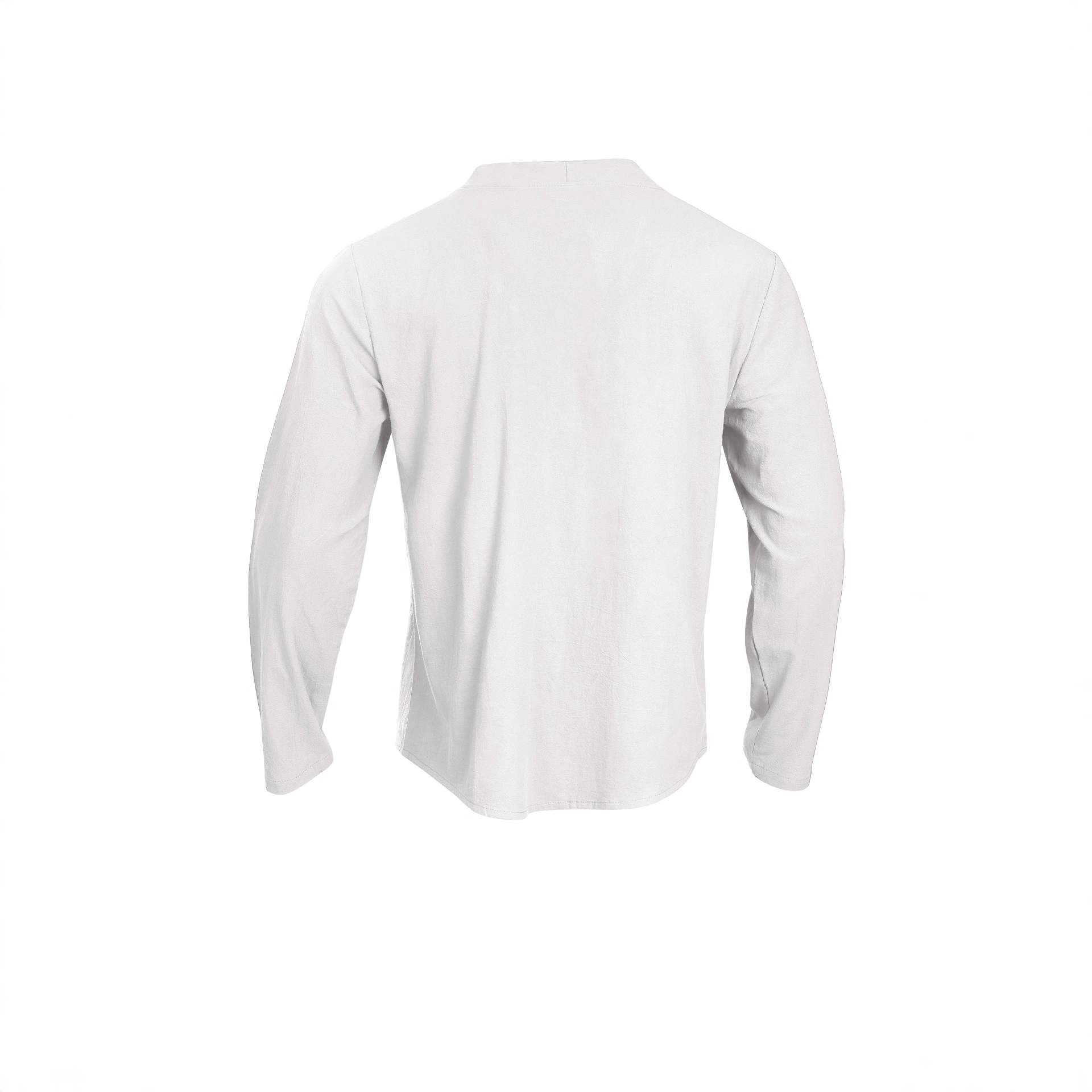 Transfronterizos Europa y América Amazon TEMU otoño nuevo hombre casual de color sólido de punto botón cardigan camisa de manga larga hombre