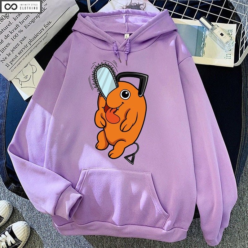 New Pochita Hoodies Fashion Anime Harajuku Pullovers Women