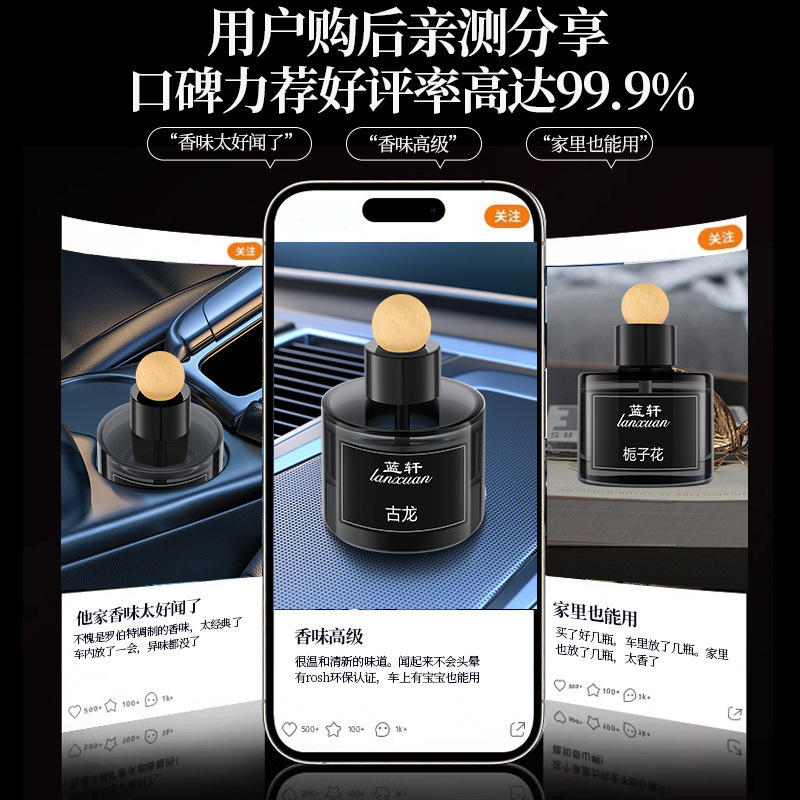 藍軒車載香薫自動車は新型の持続的な香り車用男性専用高級淡香自動車内香水を使用しています。|undefined