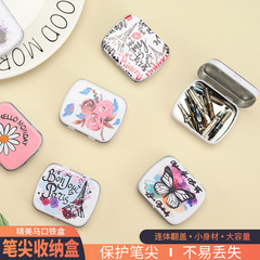 Simple and Elegant Pen Holder Storage Box for Students and Office, Cultural Supplies and Stationery Box, Portable and Large Capacity, Integrated Flip Lid Pen Case