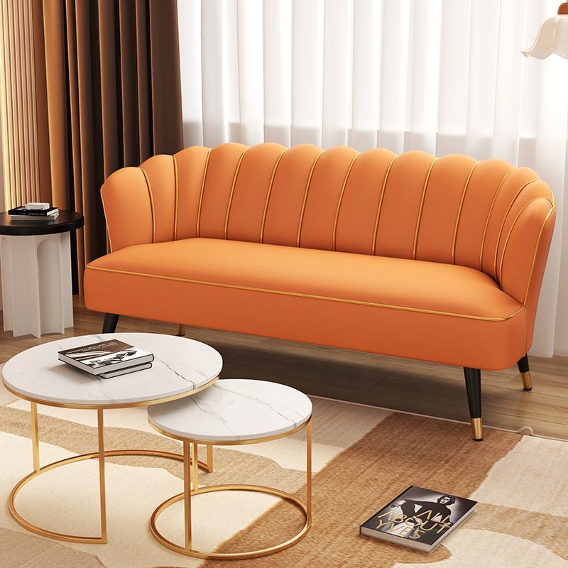 Casa de alquiler pequeña sala de estar red tienda de ropa sofá dormitorio tienda de té de leche salón de belleza sofá área de descanso lujoso