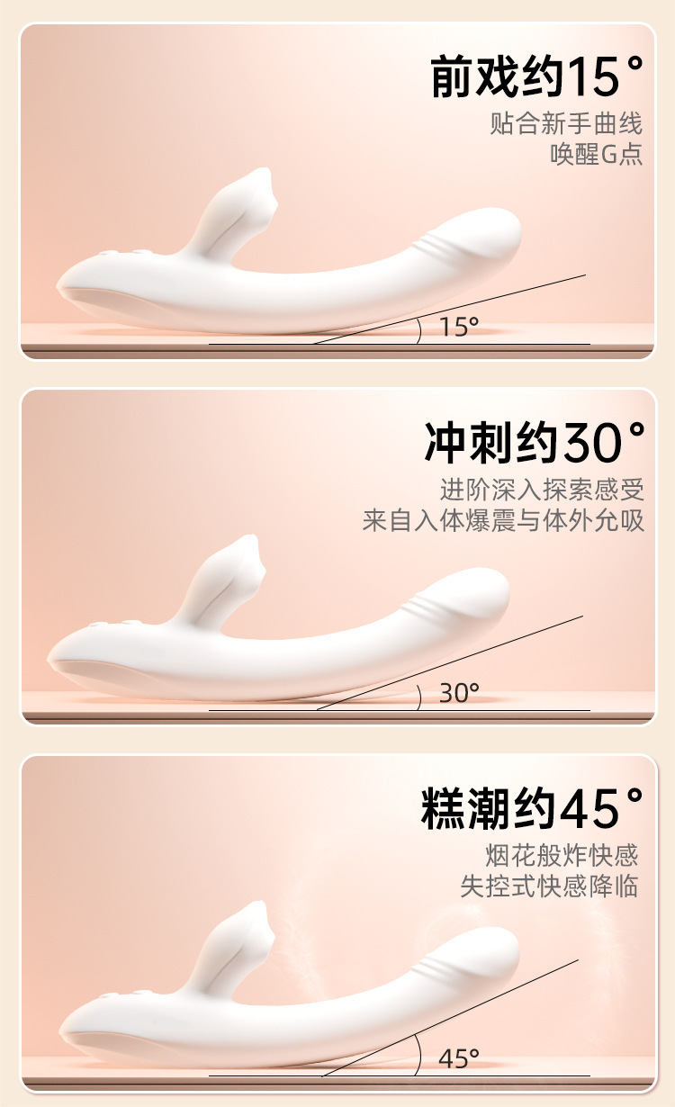 Jiuai Electric Insertable Massage Stick for Women, ABS, Button Control, White — detail image 35