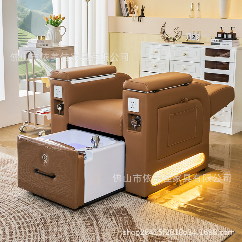Silla de manicura para pies de spa, silla de manicura para pies de baño, silla de baño para pies de surf, silla de baño para pestañas, salón de manicuras