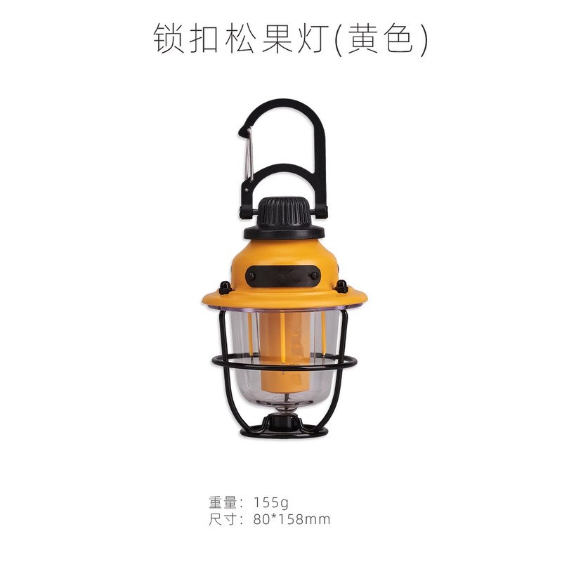 江奮発屋外復古キャンプ灯客充電携帯型キャンプピクニックハンディ雰囲気灯芸シャンデリアランプ|undefined