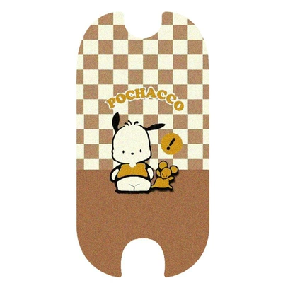 Universal Foot Pad — dirt-resistant, non-slip, easy to clean - brown-pacha-dog-the-silk-loop-needs-to-be-cut-by-yourself-3050cm