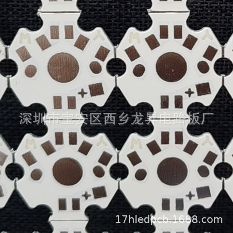 Двойной резистор, полноцветный RGB, 4-контактный Star PCB1W, шестиугольная алюминиевая подложка, 20 мм, имитация люмена, 3 Вт, пластина с цветком сливы