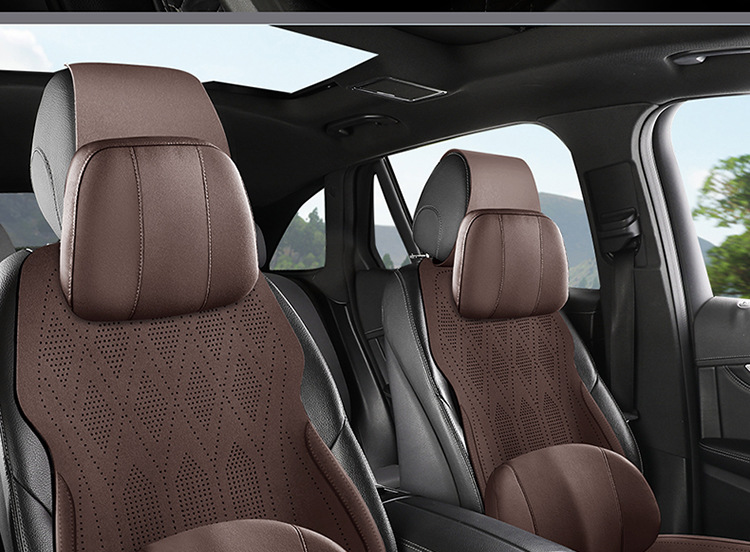2025 New Suede Car Seat Cushion, Universal Seat Cushion for All Seasons, Summer Cool and Breathable All-Inclusive Seat Cover