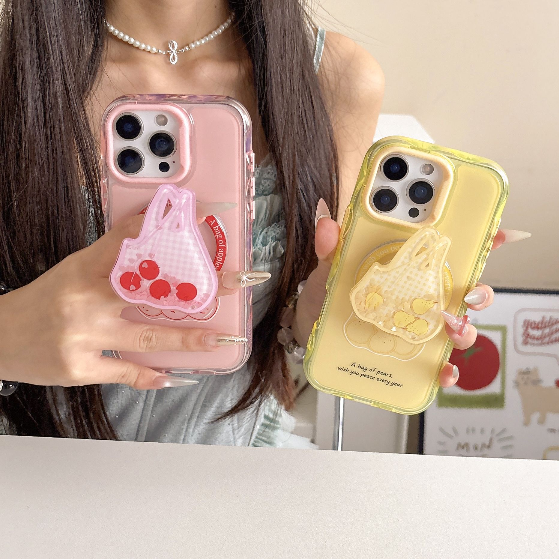 Bolsa de compras de Apple magnética creativa personalizada para Apple 16ProMax funda para teléfono móvil 15Pro Fun 14/13 Nuevo