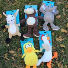 卡通毛绒狗狗玩具宠物玩具狮子粉猪牛牛