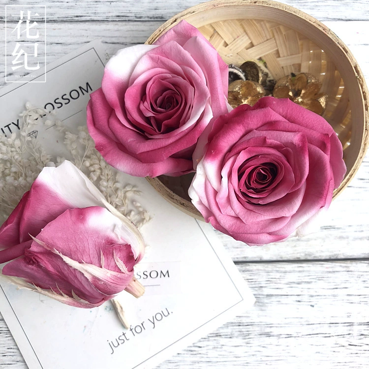 Hua Jihua DIY автомобильный подвесной роза, домашняя тема, самодельная, экспортная 1A-класс, персиково‑красный градиент, Huaijin