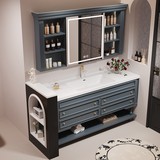 Дубовый гигиенический таз, французский ретро стиль, в американском стиле