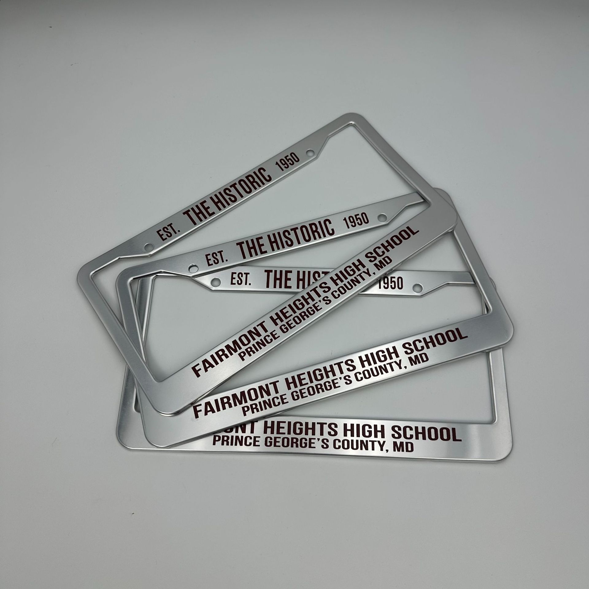 New Model American Standard Aluminum Alloy License Plate Frame, Silver Custom-Made American-Style Export Car License Plate Frame, Export Supply