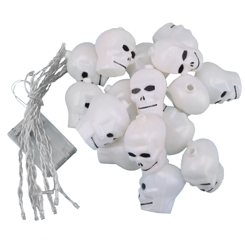 16 световых струн в виде черепа (батарейки в комплект не входят)