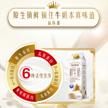 每日鲜语鲜牛奶950ml*3盒装牛奶鲜奶高钙生牛乳新鲜早餐奶