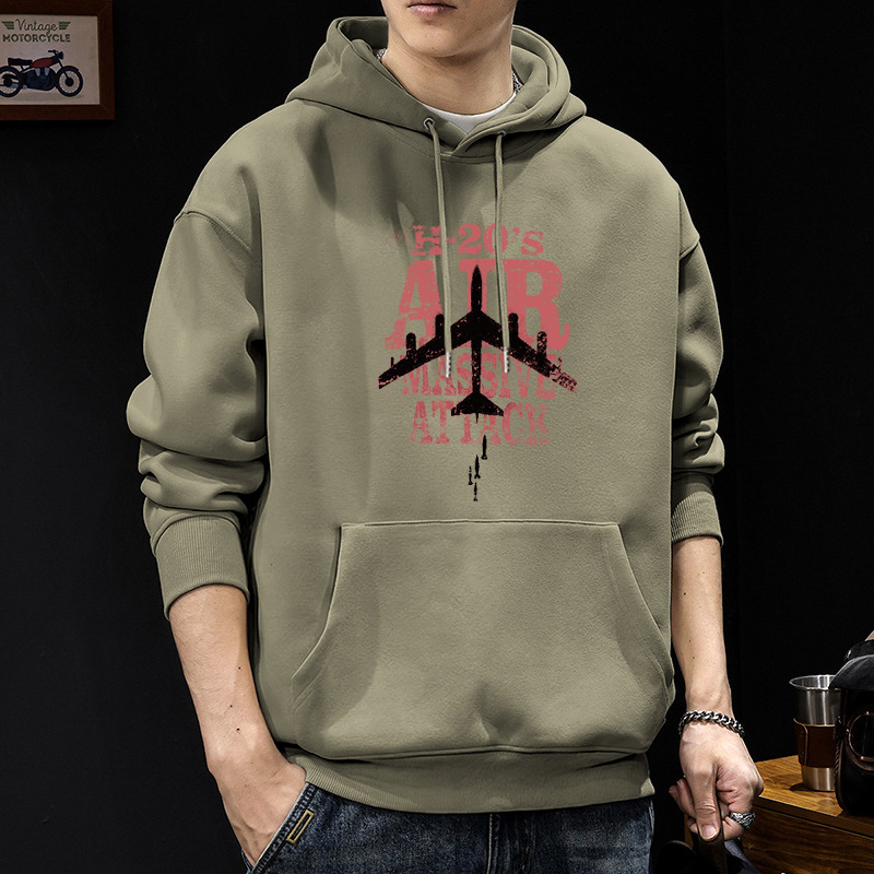 Avena gris sudadera con capuz normal - 8381