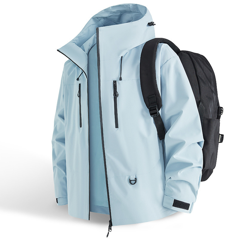 Manufacturer Dopamine Outdoor Couple's Jacket Hiking Jacket Single Layer Water-Repellent Jacket Single Layer Jacket