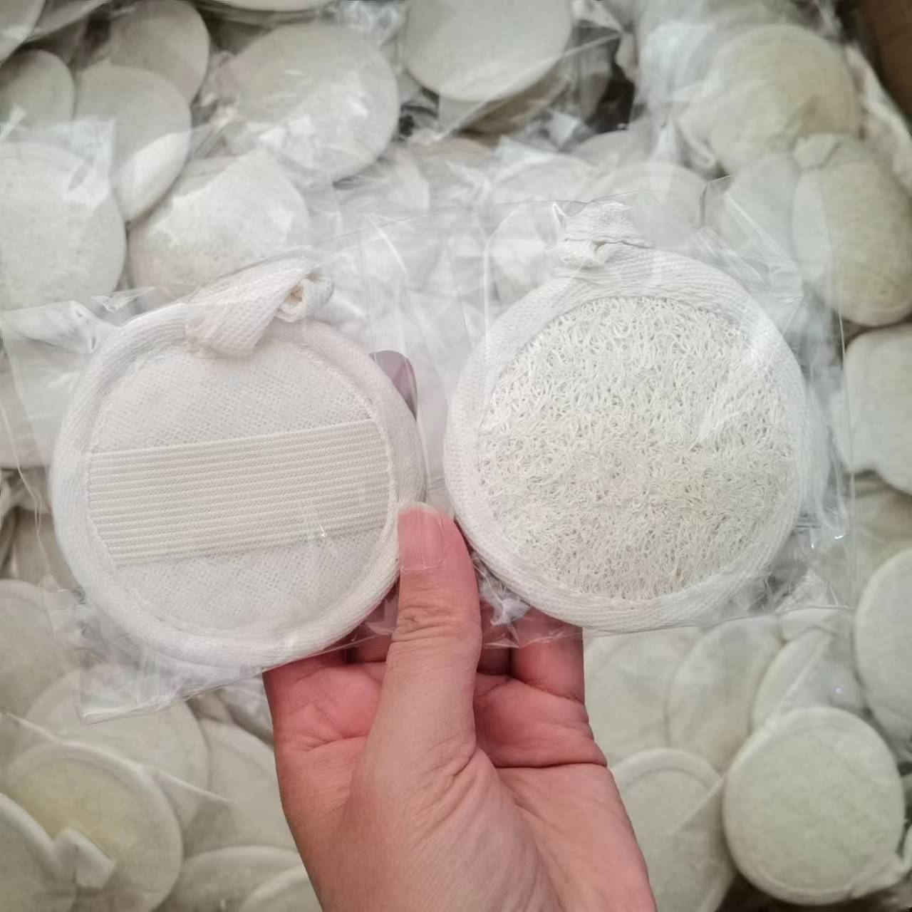 Hogar lufa de cáñamo algodón y lino Toalla de baño de yute Toalla de baño de limpieza Sisal suministros de baño Toalla de lavado de cara