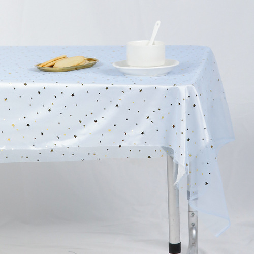 摄影拍照桌布背景布甜品台桌布星月网纱桌布仙女风白色桌布纱布