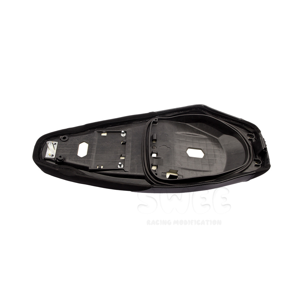 Suitable for Honda Click150/125 Modified Cushion Assembly, Comfortable and Soft Backrest Seat Bag, Motorcycle Seat Bag