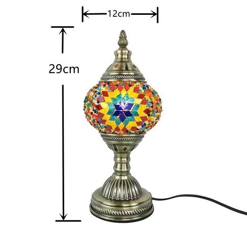 Handmade DIY Turkish Mosaic Glass Lamp Kit Parent-child Children Couple Interactive Gift Bedside Table Lamp