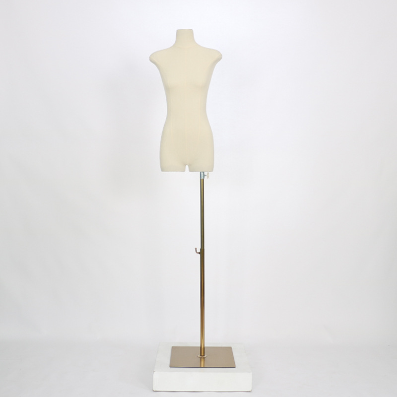 Mejorada modelo plano accesorios de las mujeres medio cuerpo ventana soporte muñeca tienda de ropa cuerpo modelo soporte de exhibición de cuerpo completo