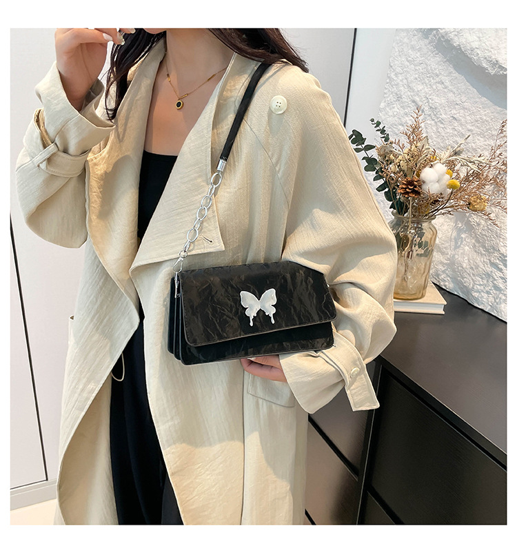 Modische und einfache Schleife Handheld Unterarm Damen 2024 Neue Stil Kette Mode Single Schulter Pendler Kleine Quadrat_voghion.com