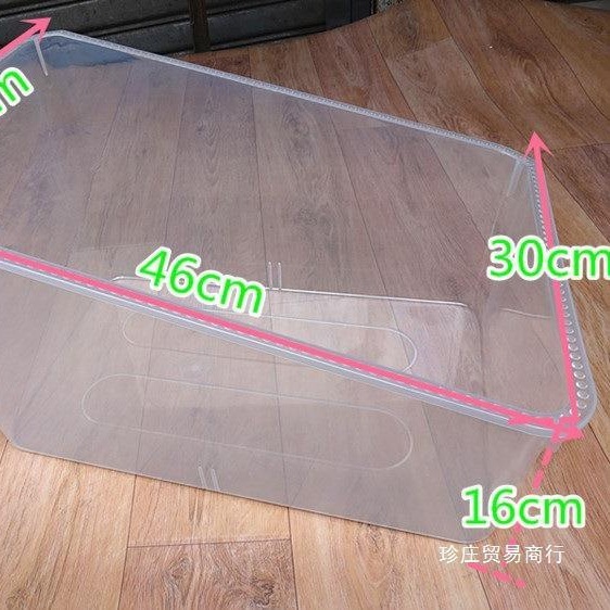 斜め口の半透明のばら売りスナックの棚のプラスチックの箱のスーパーマーケットのレジャー食品の箱の収納の整理の箱を大きくして郵送します。|undefined