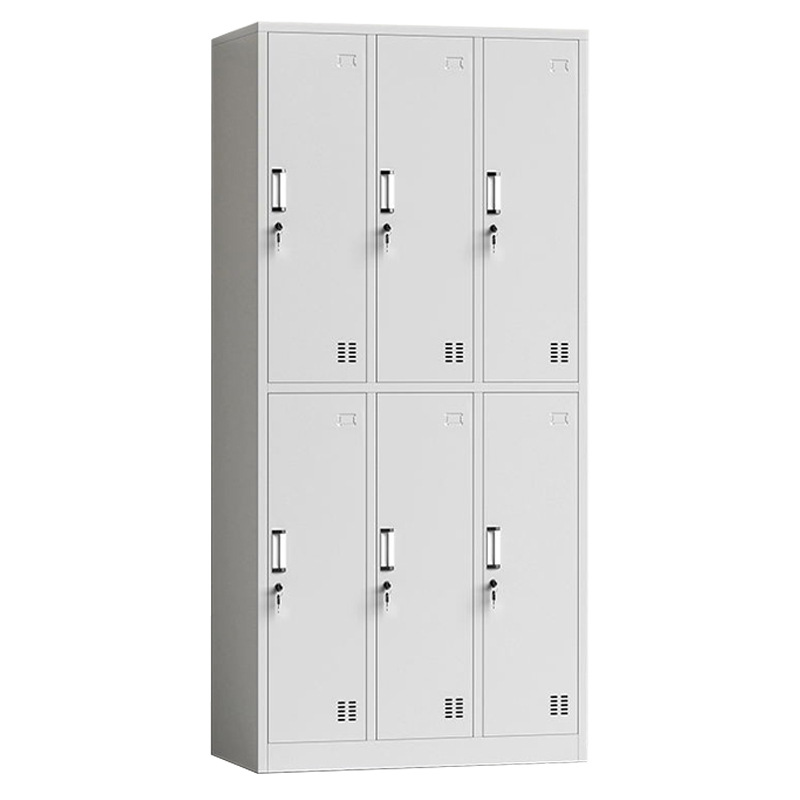 Fabrica de comercio exterior vestuario dormitorio de personal de metal con cerradura armario de zapatos gimnasio armario de almacenamiento armario