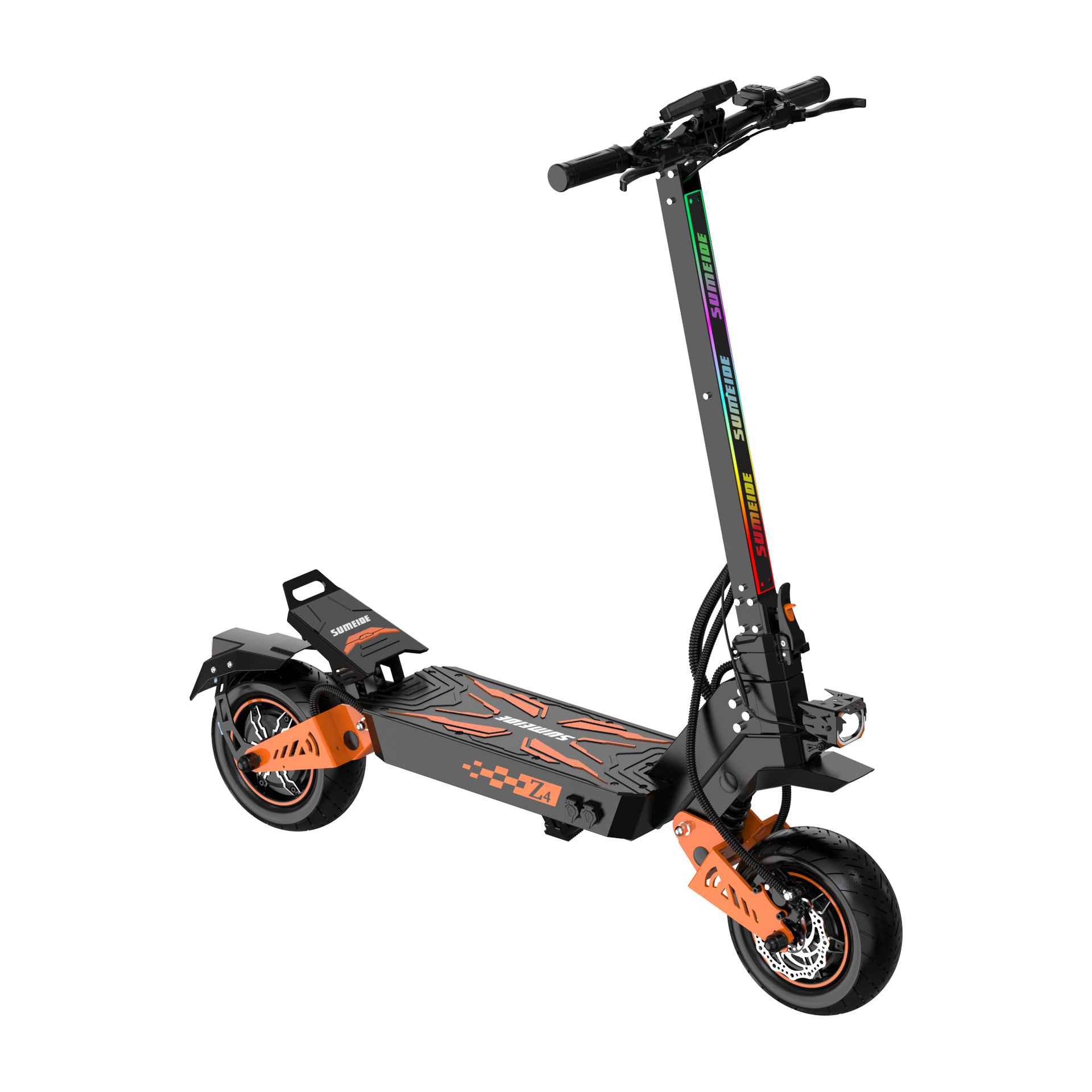New adult foldable electric scooter with high power, long battery life, portable mini two-wheeled electric vehicle
