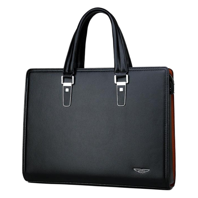 Cross-border Men's Handbag Business Briefcase Shoulder Crossbody Trendy Men's Bag Combination Lock Computer Bag Official Briefcase