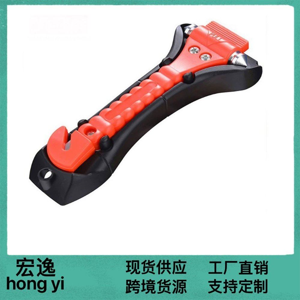 Трансграничный электрический бизнес-автомобиль 2-в-1 безопасный молоток с основанием спасательный аварийный молоток