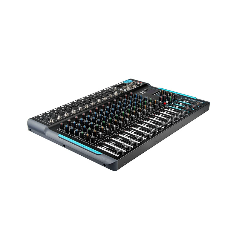 Blue professional mixer sound card console desktop system Digital USB built -in reverberation effect