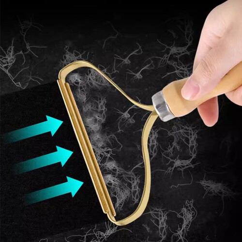 Dual-Sided Fabric-Safe Hair Remover for Home, Clothing, Woolen Coats, Manual Hair and Bobble Remover Tool