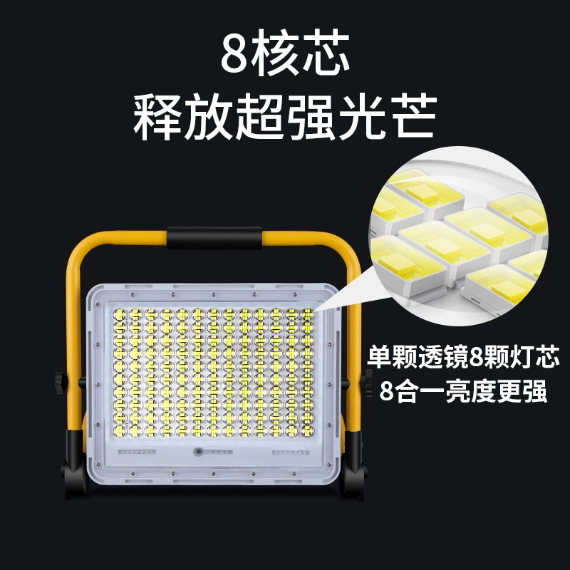 LED travel lights, waterproof handheld super bright tunnel, work spotlight for camping