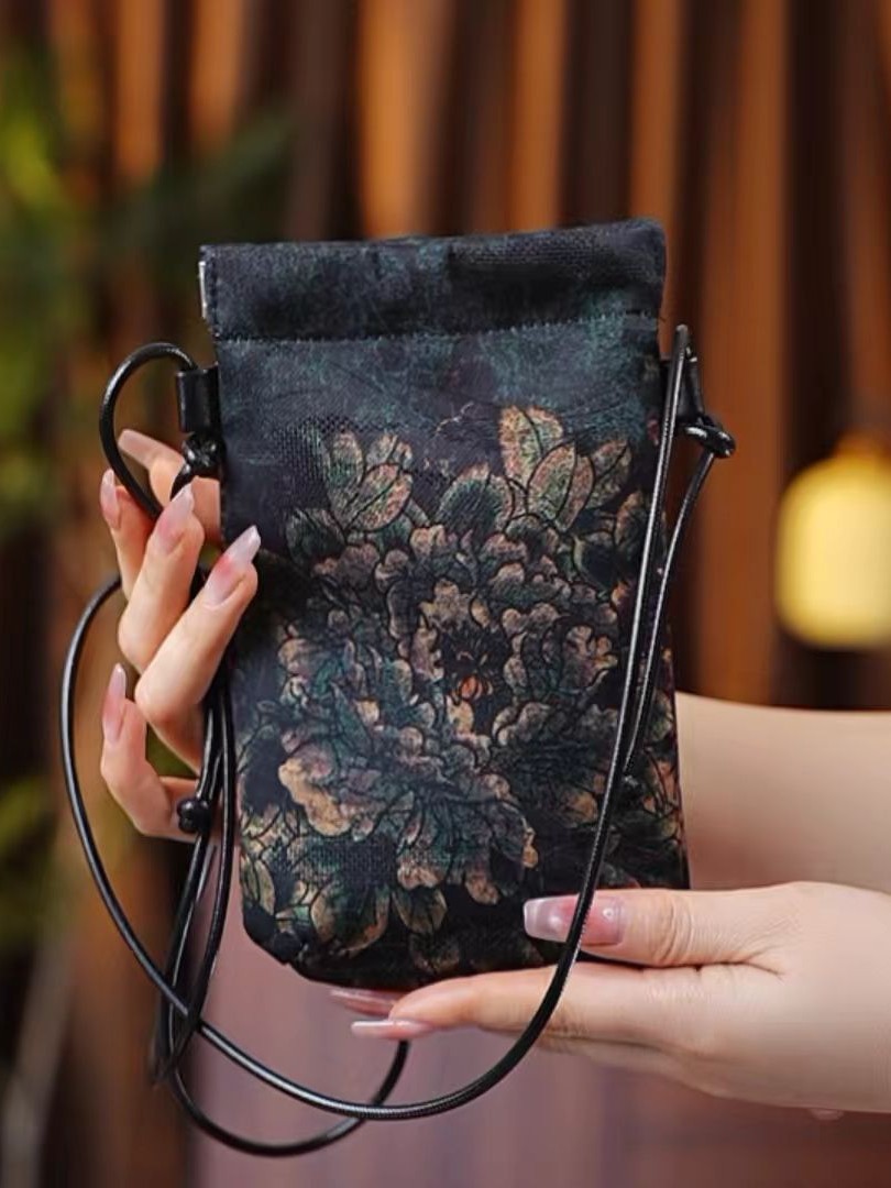Retro Üslubda Çarpaz Çanta və Telefon Qabı — Qadın üçün