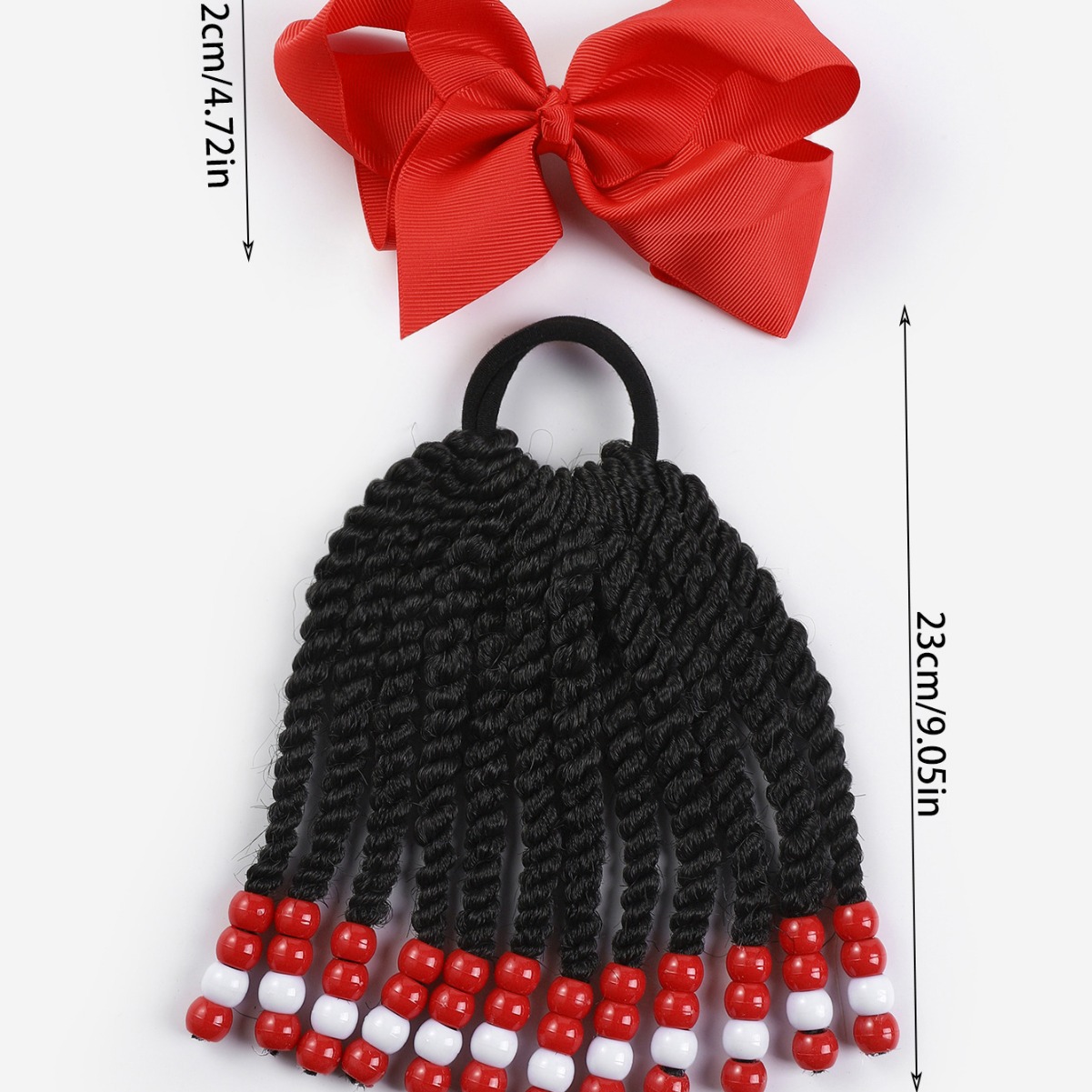 Nueva Amazon venta caliente para niños africanos pelucas de cola de caballo accesorios de pelucas negras para niños ponytail