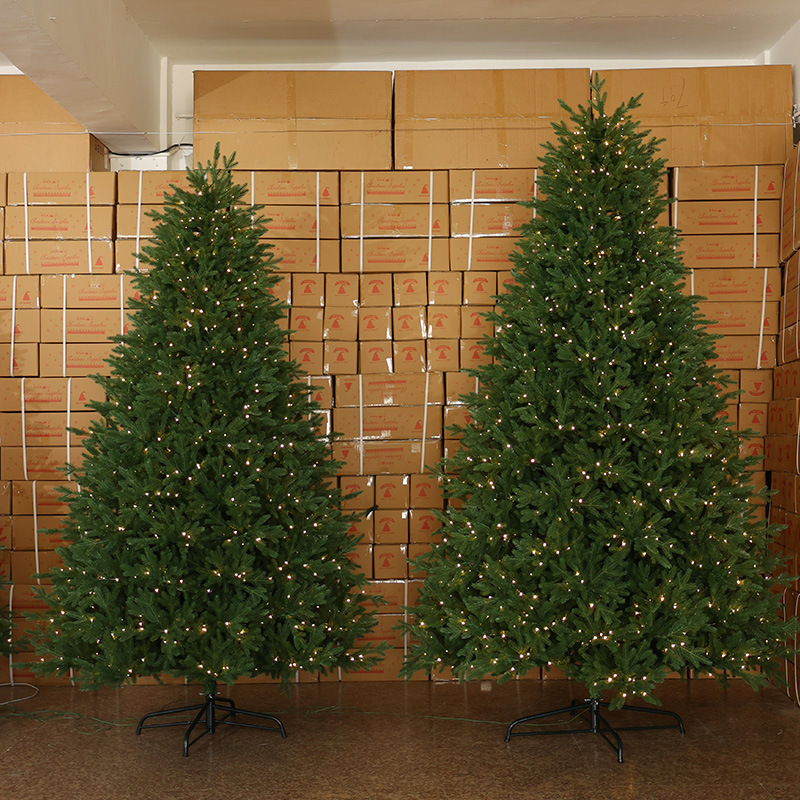 Cross-Border Christmas Tree Pure Pe Encrypted Branches and Leaves High-End Christmas Decoration Ornaments Simulated Luminous Bare Tree Factory Direct Supply