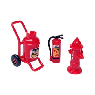 1:12 Doll House dollhouse Mini Model Scene Miniature Accessories Fire Extinguisher Fire Hin Three-piece New