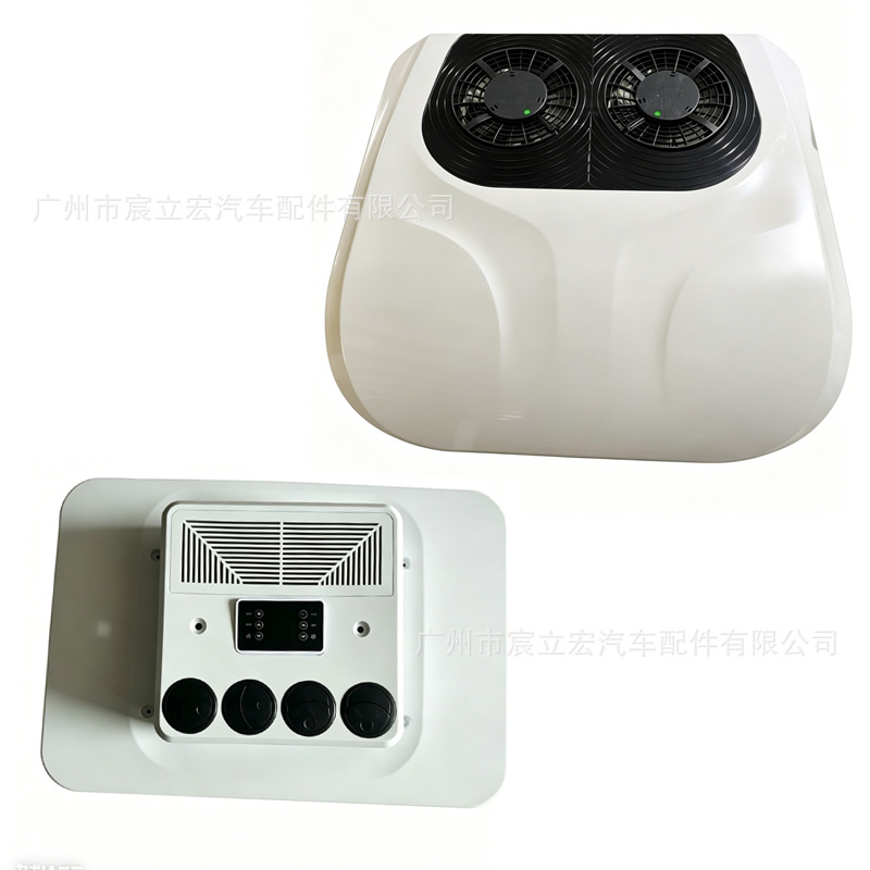 Manufacturer's new model of integrated parking electric air conditioner 12V/24V for trucks, large lorries, RVs, and cars