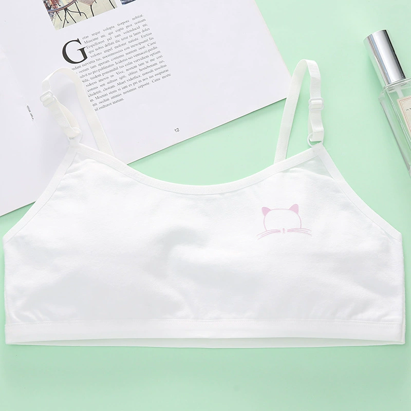 Underwear for students, thin cotton bra, for secondary school