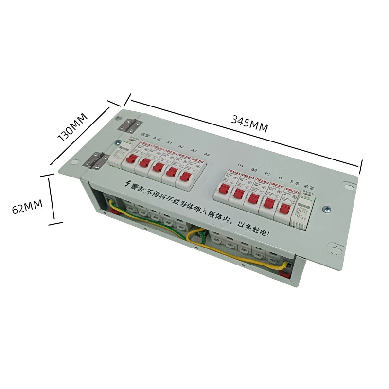 Long-bearing 3U cabinet universal distribution unit air switch rack power distribution unit 19-inch rack type