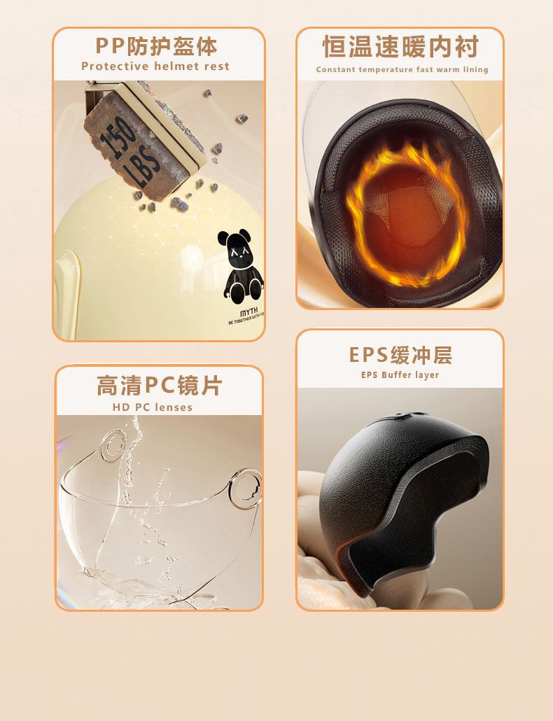 Chengye National Standard 3C Electric Scooter Helmet