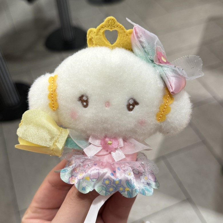 心意绽放挂件仙女棒皇冠库洛米小羊美乐蒂猫咪毛绒公仔少女包挂饰|undefined