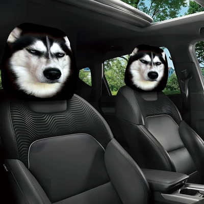 and Amazon, a popular cross-border product — Universal seat cover - husky-double-sided-printing-2-pack