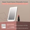 Touch the lamp, touch the makeup mirror LED Shu Fei mirror flipping portable folding mirror light and light makeup mirror manufacturer