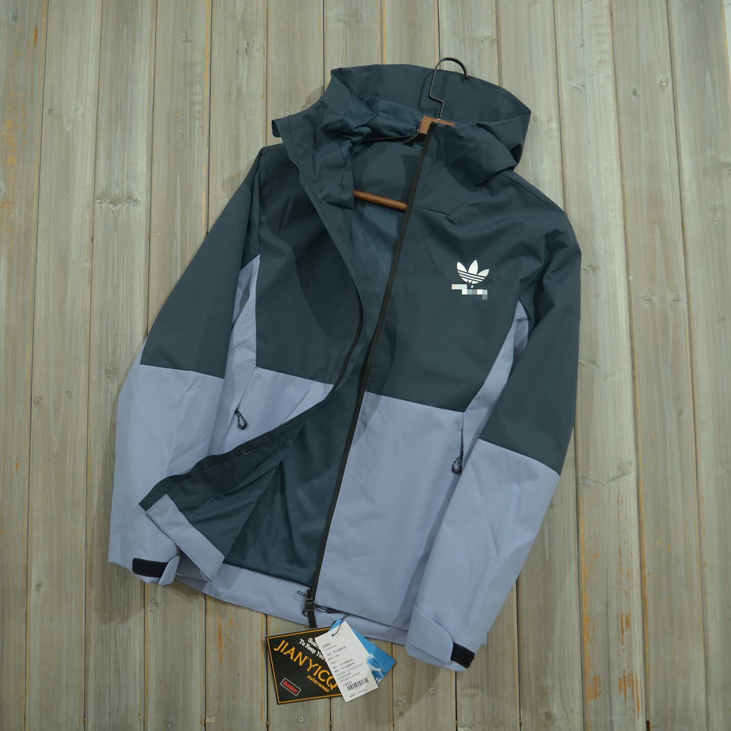 Spring and Autumn New Dijia Men's Hooded Jacket Windproof and Waterproof Jacket Outdoor Sports and Casual Loose Jacket Trendy