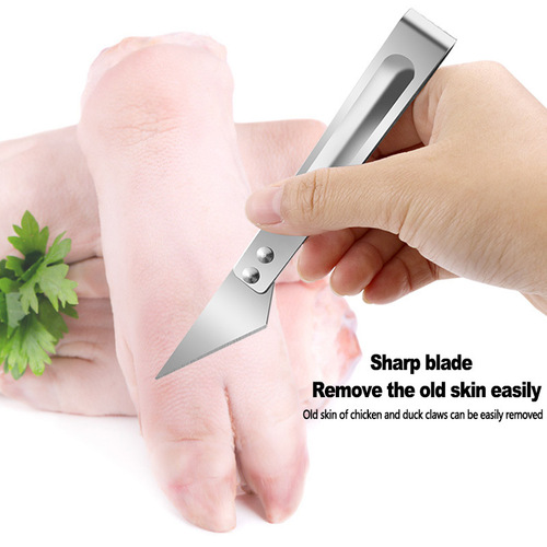 Kitchen supplies creative stainless steel hair puller, pig hair clip, chicken hair clip, hair plucking gadget, pig hair removal tweezers